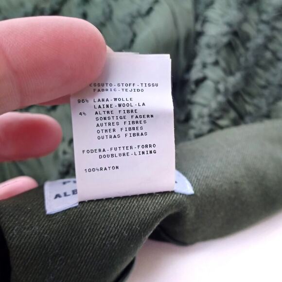 Philosophy di Alberta Ferretti Forest Green Romantic Fall Skirt | Italian Fall - Picture 16 of 16